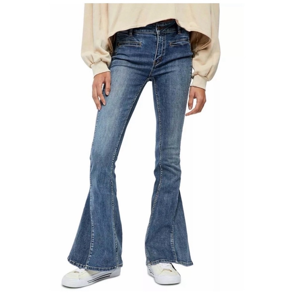 Free People Dream Lover Flare Leg Jeans Size 29